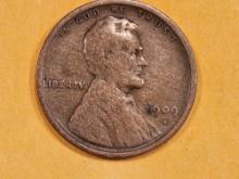 * Semi-key 1909-S Wheat cent