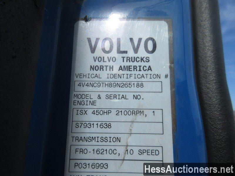 2009 Volvo Vnl T/a Sleeper
