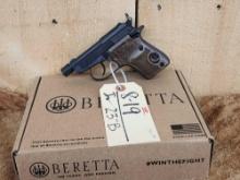 Beretta Bobcat Model 21A .22 Semi Auto Pistol