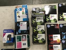 HP and Xerox Ink Cartridges, Qty 47