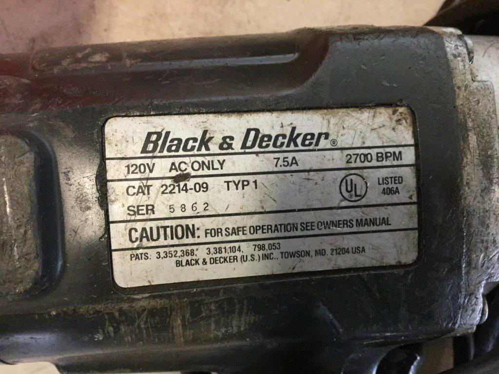Black and Decker 1/2" Impact Wrench
