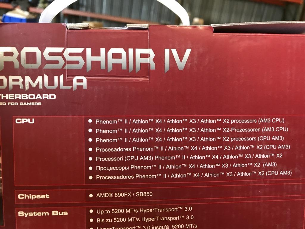 Asus Croshair IV Motherboards, Qty 3