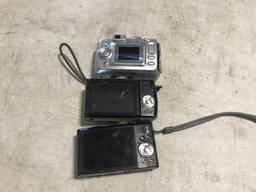 Panasonic & Kodak Digital Cameras, Qty 3