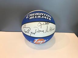 Autographed Creighton BlueJays Basketball