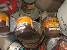 Massive Lot of Advertising Paint Cans