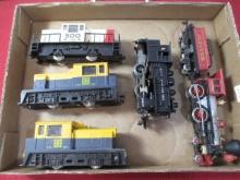 Mixed HO Scale Model Railroading Engines