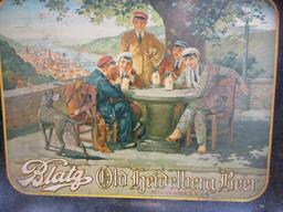 *Blatz Old Heidelberg Beer Advertising Beer Tray