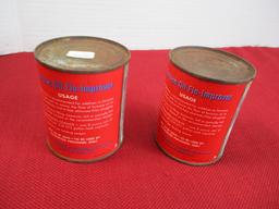 Perma-Flo Standard Oil Advertising Can-Lot of 2