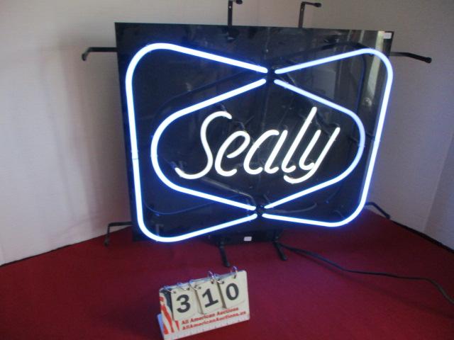 Sealy Working Neon Advertising Sign