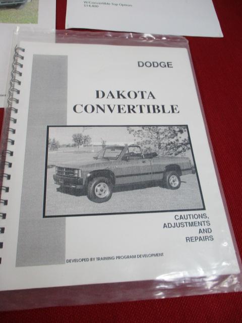 1989 Dodge Dakota Green Bay Packer Themed Factory Convertible Pick Up Truck-Only 2482 Produced