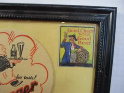 Vintage Beer Advertising Matchbooks and Coasters