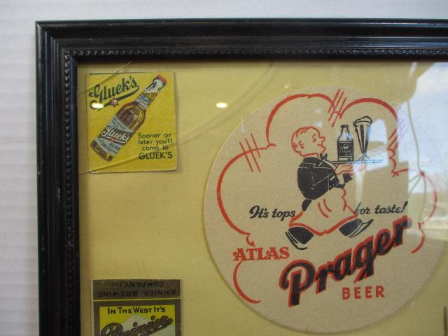 Vintage Beer Advertising Matchbooks and Coasters