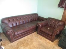 Tompkins Furniture Co. Danville, VA Sofa & Chair
