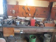 8 ft. Section of Workbench w/ Contents