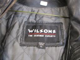 Wilson's Leather Mid-Length Leather Jacket