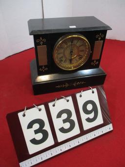 Ansonia Clock Co. Antique Cast iron Mantle Clock