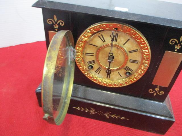 Ansonia Clock Co. Antique Cast iron Mantle Clock