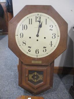 Hamilton Headmaster Octagon Faced Wall Clock