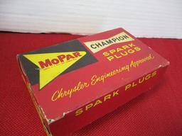 MOPAR Champion Spark Plugs with Original Contents Advertising Display