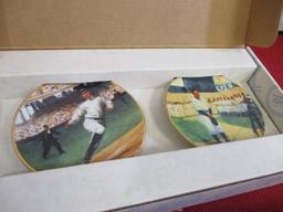 Bradford Exchange Hall of Fame Baseball Mini Plates-8 Plates