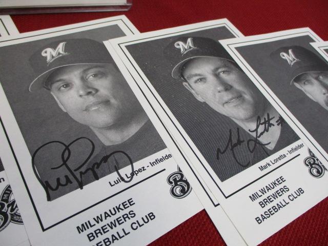 Autographed & Other Milwaukee Brewer's Photos w/ 1980's Bo Ryan + More