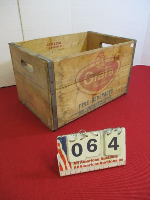Graff's Fione Beverages Milwaukee, WI Advertising Crate