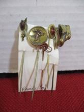 Victorian Hat/Stick Pins-Lot of 5