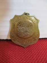 1893 World's Columbian Expedition Chicago Badge
