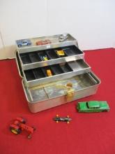 Vintage Tacklebox w/ Vintage Toys