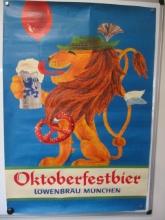 Lowenbrau Oktoberfest Famous Lion Poster