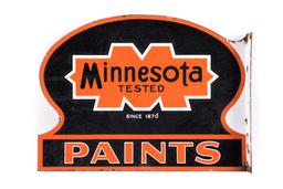 Minnesota Tested Paints Porcelain Flange Sign