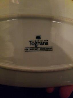 Appetizer Plates. Tognana Porcelain. 11"