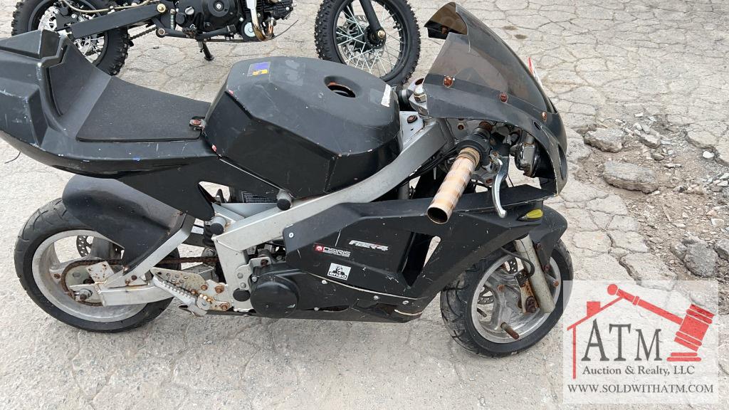 Black Mini Motorcycle