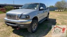 2002 Ford F-150 4X4 (Salvaged Title)