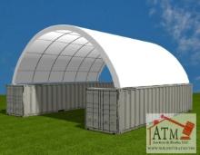 NEW 20' x 40' Dome Container Shelter