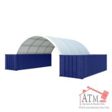 NEW 20' x 20' Dome Container Shelter
