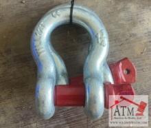 (2) NEW 1-1/4" Screw Pin Anchor Shackles