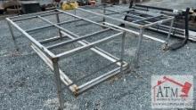 (2) Metal Table Frames