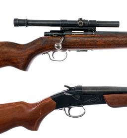 Stevens / Winchester 2Pcs Lot Rifle / Shotgun