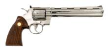 Colt Python .357 Mag 8" Nickel Revolver