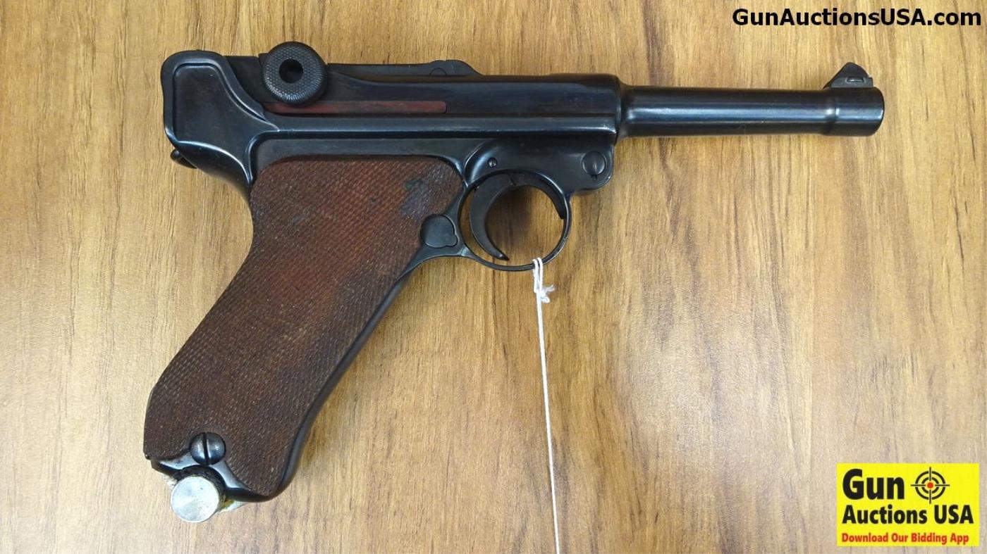 LUGER 1940 9MM Semi Auto Pistol. Very Good Condition. 4" Barrel. Shiny Bore, Tight Action This One i