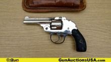 IVER JOHNSON FIRST MODEL SAFETY HAMMERLESS .32 S&W CTG Revolver. Good Condition. 3" Barrel. Shiny Bo