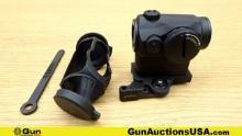 AIMPOINT MICRO T-1 Red Dot Sight. Excellent. 1 MOA Red Dot Sight with High Quick Detach Mount and To