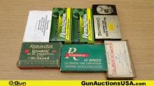 Remington, Frankford Arsenal, & Browning. 30-06, 308 WIN, & 300 WIN MAG. Ammo. 136 Total Rds; 76 Rds