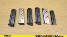 Shaw MAKAROV .38 SUPER, 9x18 Magazines. Very Good. Lot of 5; Four 1911 .38 Super Magazines, and 1- 9
