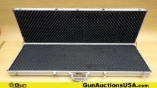 LOCAL PICK UP ONLY TARGET ZONE Gun Case. Good Condition. LOCAL PICK UP ONLY! Aluminum 48x15x4.25 Pad