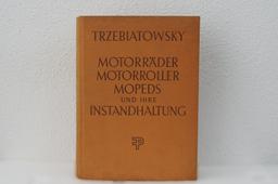 Book: Trzebiatowsky Motorrad Motorräder-Motorroller-Mopeds und Ihre Instandhaltung