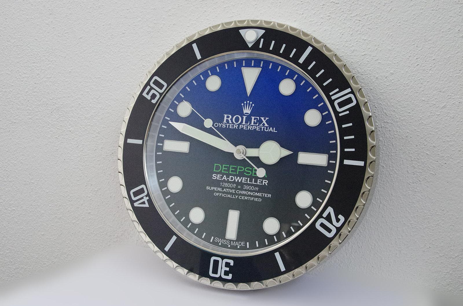 Rolex Dealer Wall Clock / Rolex Händlerwanduhr:  Rolex - DEEPSEA Sea-Dweller