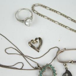 Group of Sterling Silver Jewelry 30 Grams