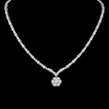 18K Gold 16.00ct Diamond Necklace